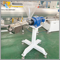 Extrusora de un Solo Tornillo Experimental SJ25 para PE, PVC, Mini Extrusora de Plástico de un Solo Tornillo Pequeña