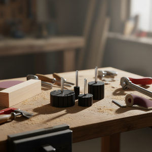 Support de manchon en caoutchouc 13x25 mm pour arbre de 6 mm pour disques de ponçage - Product Image 3