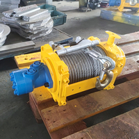 Treuil de grue robuste 4 tonnes - 30 tonnes, treuil hydraulique pour foresterie, bateau, camion, remorquage de grumes, treuil 5 tonnes pour équipement de forage pétrolier