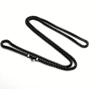 18K Gold Plated 2Mm 2.5Mm 3.0Mm 4.0Mm 5Mm Stainless Steel Round Box Jewelry Chain Round Bead Necklace - Product Image 3
