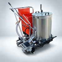 Machine de marquage routier à peinture froide avec moteur 4,3 CV pour le traçage de lignes dans les garages intérieurs