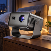 Mini projecteur LED d'extérieur, projecteur vidéo portable à courte focale, projecteur de lumière ambiante, projecteur de lumière du jour, DLP 3D, home cinéma intelligent, Wifi