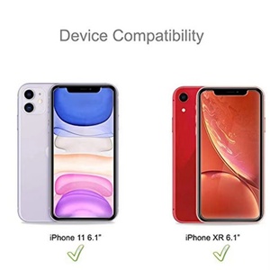 Lot de 2 protections d'écran en verre trempé <span class=keywords><strong>anti</strong></span>-espionnage haute confidentialité en aluminium pour <span class=keywords><strong>iPhone</strong></span> 17 16 15 14 13 12 11 <span class=keywords><strong>XR</strong></span> - Product Image 4