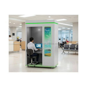 Solution <span class=keywords><strong>de</strong></span> Kiosque <span class=keywords><strong>de</strong></span> Santé HS-S600 pour Fournisseurs, avec Prise en Charge <span class=keywords><strong>de</strong></span> la Génération d'Énergie Solaire, Évaluation IA et Télésanté en Libre-Service - Product Image 6