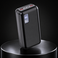 Stock US, livraison gratuite, batterie externe 50000mAh haute capacité, charge rapide PD 22.5W, batterie externe portable pour la sauvegarde d'urgence