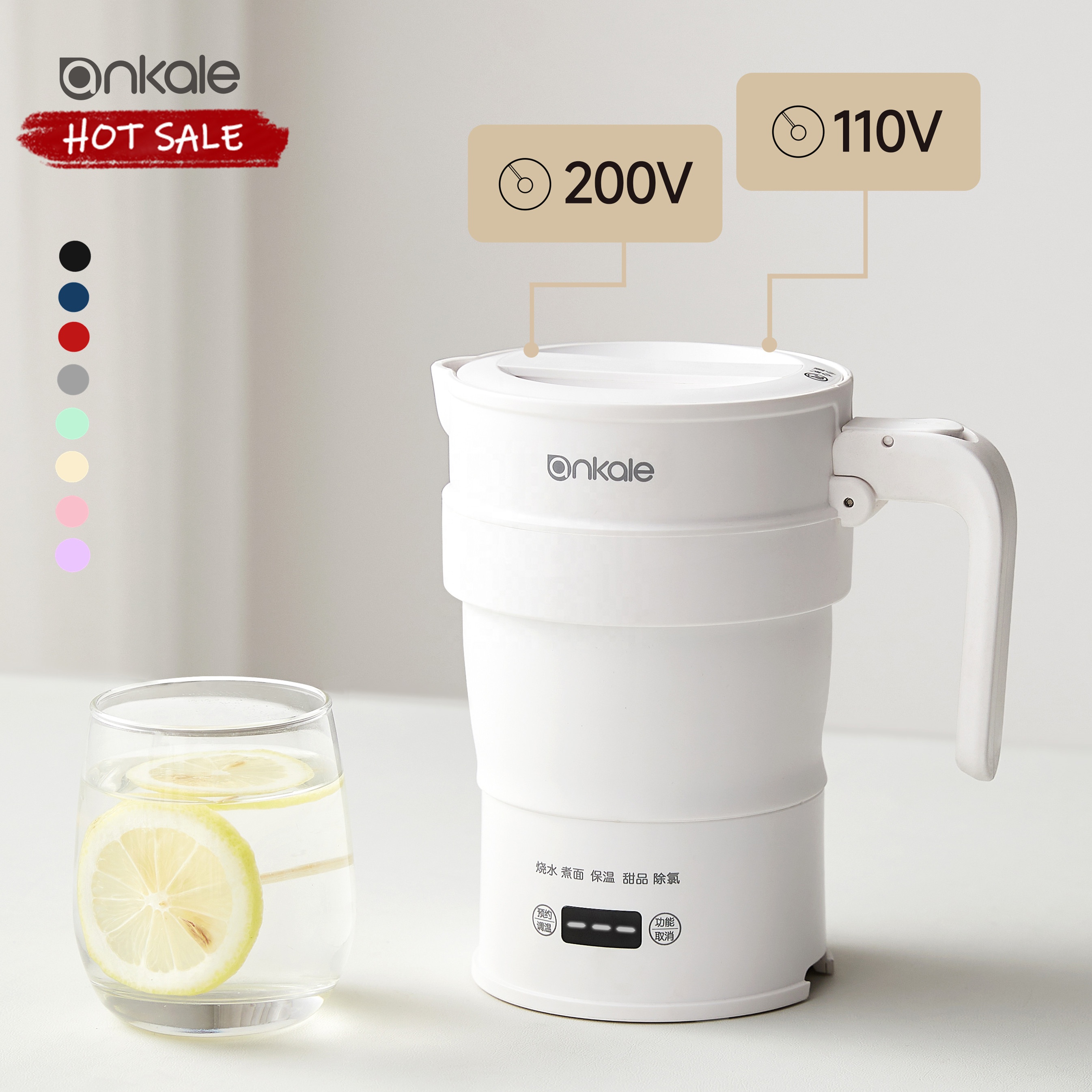 Gourmia Gdk368 Gourmia Folding Travel Kettle Gourmia Collapse