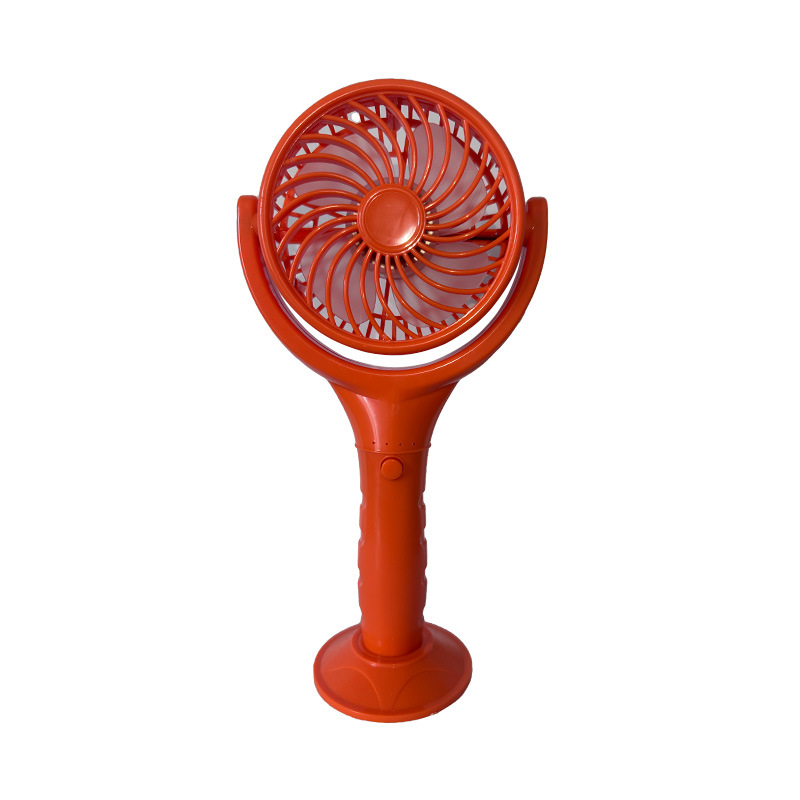 Handheld Desktop High-Power Fan - Orange