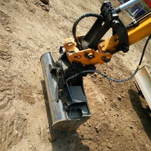 Mini pelle portable de 3 tonnes, seau de nettoyage incliné, bord de découpe à boulon pour pelle de 1200mm de diamètre - Product Image 2