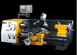 Tour à métaux manuel compact 320F pour le tournage et la coupe de métaux - Product Image 2