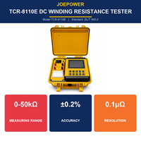 Testeur de résistance d'enroulement CC portable monophasé JOEPOWER 10A, haute précision, IP65, équipement de test de transformateur 110V/220V