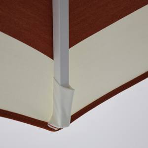 High End 100% Aluminum Garden Outdoor Sun Protection <strong>Umbrella</strong> Hand Crank Striped <strong>Patio</strong> Hotel Cafe Resort Mid Pole Parasol - Product Image 5