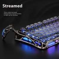 Clavier mécanique sans fil Gravastar pour ordinateur portable/ordinateur Cadeau spécial Périphériques de jeu haut de gamme Cyberpunk K1 Pro Édition spéciale