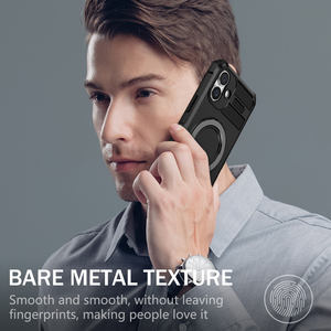 Étui de téléphone portable en TPU+PC <span class=keywords><strong>avec</strong></span> aimant Fulcrum, anti-traces de doigts, antichoc, <span class=keywords><strong>avec</strong></span> <span class=keywords><strong>porte</strong></span>-cartes pour & pour - Product Image 5