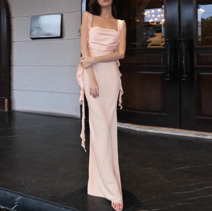 Abito <span class=keywords><strong>Casual</strong></span> Sexy senza spalline 2024 donna stile Runwaylover 2739 lungo - Product Image 6