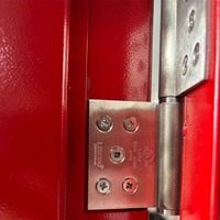 Porte d'entrée affleurante en acier résistant au feu de conception chinoise moderne pour l'utilisation extérieure d'hôtel d'atelier d'hôpital d'appartement de maison