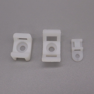 Attache-câble à vis unique, pince de fixation, clip en plastique, clip de montage pour cordon, fermeture éclair, support de serre-câble en nylon noir, support de fixation pour serre-câble - Product Image 5