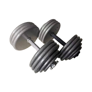 Tạ tập thể hình tùy chỉnh 5kg-100kg, đĩa tạ thay đổi trọng lượng bằng gang sơn tĩnh điện - Product Image 1