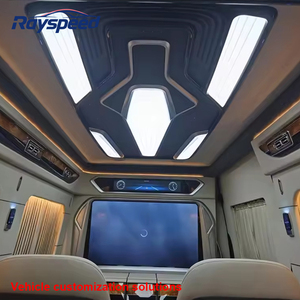 Tam Araç İç Dekorasyonu Lüks Araba Koltukları Tavan Lambası Perdeleri Bölme Vito Sprinter W447 Hiace Mpv Van için - Product Image 3