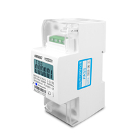 1PCS TOMZN Compteur d'énergie KWH sur rail DIN 220V 230V 50Hz 60Hz Tension Courant DDS238-2 ZN/S Monophasé RS485 MODBUS-RUT