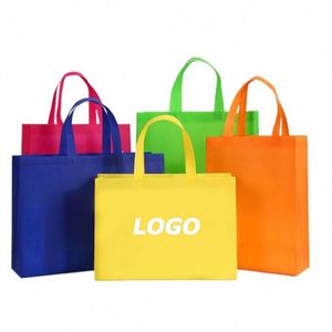 กระเป๋าผ้าสปันบอนด์สำหรับโปรโมชั่น - กระเป๋าช้อปปิ้งแบบใช้ซ้ำได้พร้อมโลโก้สั่งทำพิเศษ, กระเป๋าหิ้วรักษ์โลกสำหรับงานแสดงสินค้าและของแจก - Product Image 1