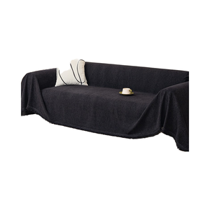 Funda de Sofá de Lujo Moderna Antiarañazos <span class=keywords><strong>para</strong></span> Gatos, Negra, Impermeable, de Tela Chenilla, Cubierta Completa, Antideslizante, Lavable a Mano - Product Image 2
