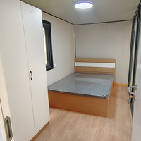 Maisonnette portable, maison préfabriquée modulaire, abri d'urgence, solution de construction temporaire