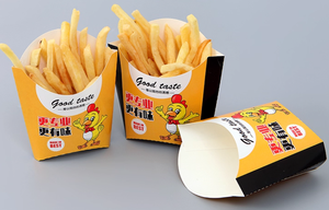 Caja Personalizada Biodegradable para Comida Rápida para Llevar <span class=keywords><strong>de</strong></span> Cartón Blanco para Pollo Frito a Domicilio - Product Image 2