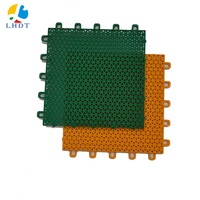 Azulejos de suelo para juegos multideportivos entrelazados al por mayor Material PP Cancha de baloncesto Canchas de bádminton y Voleibol