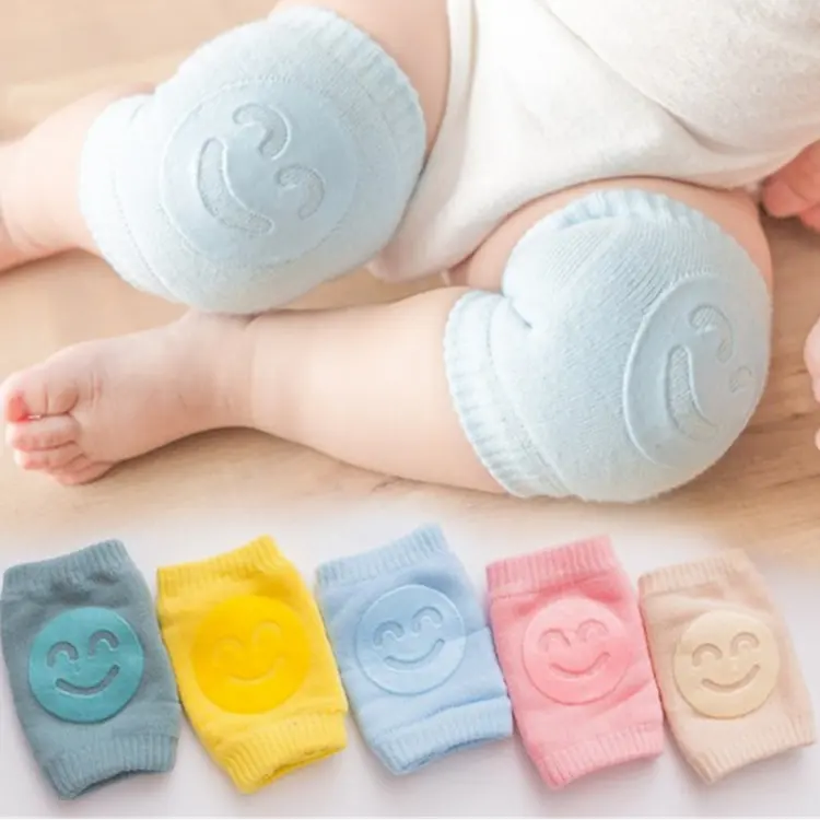 Haute qualité enfants doux tricoté bébé ramper genouillère/genouillère pour enfants