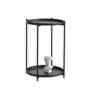 Table basse moderne de haute qualité, fabriquée à la main en Europe, table d'appoint circulaire élégante en métal, petite table d'appoint, salon - Product Image 1