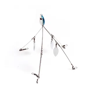 Popular Umbrella Alabama Rig Five Arms One Plastic Fishing Head
