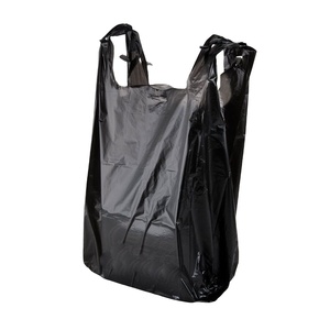 PLA Material Singlet Handle Custom Plastic Carry Bags t Shirt Shopping Bags