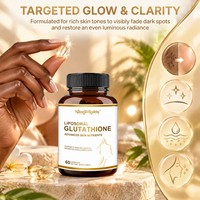 Capsules de Glutathion Liposomal : Soutien Avancé pour la Peau, Favorise le Bien-être Cutané et un Teint Uniforme pour les Peaux Riches en Pigments Africains