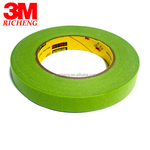Nastro Adesivo Verde 3M Performance 233+ Monofacciale Resistente all'Acqua, Rotolo Jumbo per Adesione nella Verniciatura Automobilistica - Product Image 5