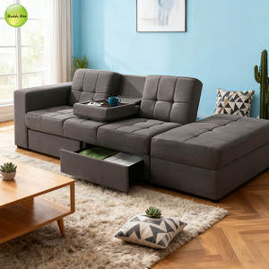 <span class=keywords><strong>Divano</strong></span> <span class=keywords><strong>letto</strong></span> <span class=keywords><strong>futon</strong></span> da salotto in stile europeo dal design semplice con portabicchieri 310 - Product Image 5