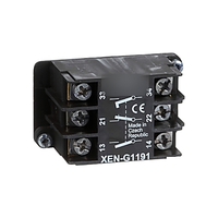 Bloc de contact auxiliaire 2NO 1NC 10A 600V à débrayage progressif, fixation par vis, montage frontal, kit d'accessoires de remplacement pour circuit de commande industriel
