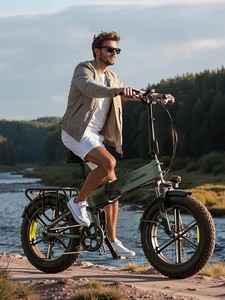 Vélo Pliant Fatbike 20 pouces avec Capteur de Vitesse, Double Amortisseur, Frein à Disque Hydraulique LED 4 pouces, Charge Maximale 120 kg - Expédition Directe depuis l'Usine en Espagne - Product Image 5