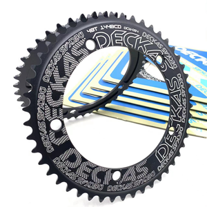 Plato Redondo Deckas 144BCD para Bicicleta de Pista Fixed Gear Fixie 44T 58T Dientes Piñón Especial de una Sola Velocidad 144 <span class=keywords><strong>Bcd</strong></span> - Product Image 4