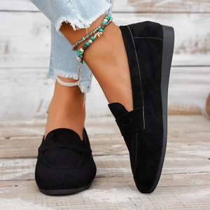 Mocasines Planos Retro de Talla Grande para Mujer 2026, Estilo Boyfriend Francés y Británico, Zapatos Sin Cordones con Punta Redonda, Calzado Casual Elegante - Product Image 3