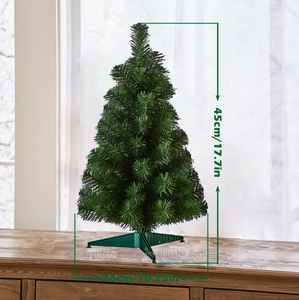 Árbol de Navidad Artificial de PVC de Alta Calidad y Ecológico de 45 cm, Adornos Navideños para Decoración del Hogar y Fiestas - Product Image 4