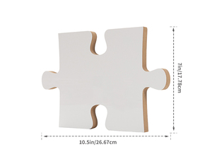 PYD Life Cornice Portafoto in Legno MDF per Decorazione Casa, Puzzle Personalizzabile con <span class=keywords><strong>Foto</strong></span>, Design Personalizzato - Product Image 3