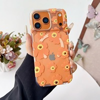 Étui de téléphone magnétique anti-chute floral IMD |   Protection en matériau TPU flexible |   Motif floral coloré |   Magnétique puissant