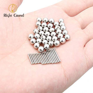 Tinggi Poles Kelas Implan Titanium Internal Berulir Pentil Lidah Industri Barbel Lurus - Product Image 3