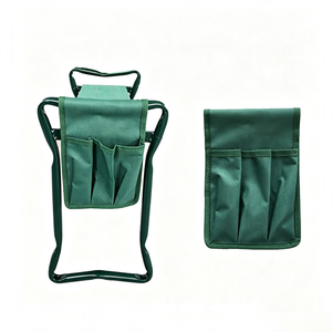 Sunsbuild Outdoor Garden Kneeler and Seat with Side Tool Pouches Comfortable EVA Foam Cushion <b>Folding</b> Gardening Work <b>Stool</b> - Product Image 3