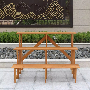 Présentoir pratique de <span class=keywords><strong>plante</strong></span> de jardin extérieur de support de <span class=keywords><strong>plante</strong></span> de grand <span class=keywords><strong>coin</strong></span> Durable de haute qualité - Product Image 4