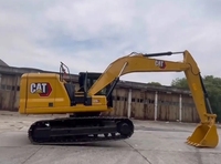 Excavatrice sur chenilles Caterpillar 320GC d'occasion 2016, 20 tonnes, avec moteur, boîte de vitesses, pompe Kawasaki et composants de roulement