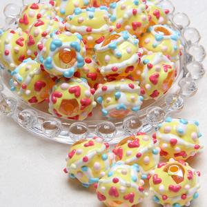 2025 verano nuevo aceite pesado pintado a mano cuentas Diy teléfono móvil cadena coche remolque cordón Headrope cuentas - Product Image 2