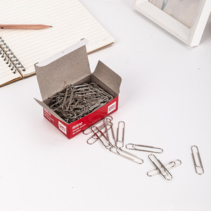 Deli Paper Clips 8# 50 Mm Metal Silver 100 Pieces <b>Box</b> For Office <b>Document</b> <b>Storage</b> Filing - Product Image 5