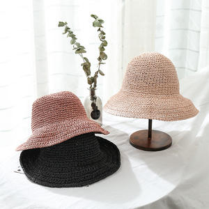 Sombrero <span class=keywords><strong>de</strong></span> Paja <span class=keywords><strong>de</strong></span> Ala Ancha con Lazo <span class=keywords><strong>de</strong></span> Moda para Fiestas <span class=keywords><strong>de</strong></span> Verano, Color Puro, Protección Solar, Sombrero <span class=keywords><strong>de</strong></span> <span class=keywords><strong>Pescador</strong></span>, para Viajes al Aire Libre, Playa, Mar - Product Image 2