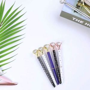 Diamond Tip Wholesale Manufacturer Promotion Blue Black Red Soft Promotional Metal <b>Pens</b> Ballpoint With Custom Logo - Product Image 2